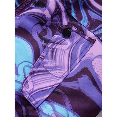 Горнолыжный костюм Valianly подростковый для девочки фиолетового цвета 9230F