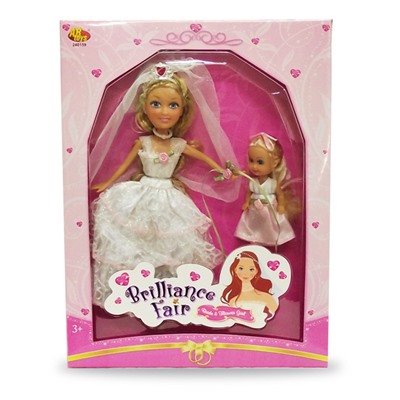 Brilliance Fair. Куклы Невесты, в наборе 2 шт 26,7 см и 10,2 см арт.240159