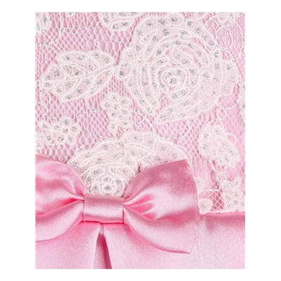 Розовое нарядное платье для девочки 82627-ДН18