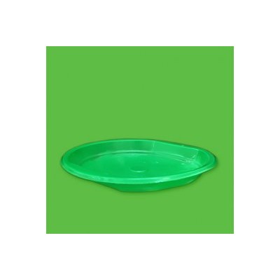 Тарелка десертная Д=170мм Зеленая  Европак (2800/100)