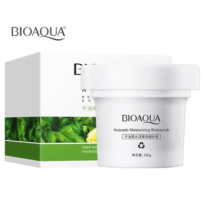 SALE! BIOAQUA Скраб для тела с маслом ши и авокадо , 100 гр.