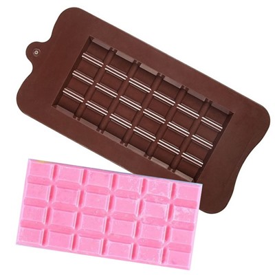 Форма силиконовая для шоколада «Плитка дольки»