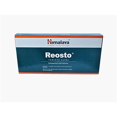 REOSTO tablets, Himalaya (РЕОСТО, для восстановления костных тканей, против развития остеопороза, Хималая), 60 таб.