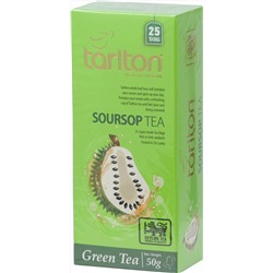 TARLTON. В пакетиках. Зеленый чай «Саусеп» 50 гр. карт.пачка, 25 пак.