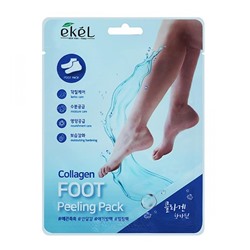 EKEL Пилинг-носочки с коллагеном  Collagen FOOT Peeling Pack 40г