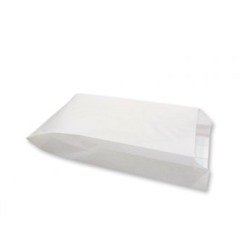 Пакет бумажный 90+40*220 без печати для шаурмы жиростойкий белый (2000/100)  2500  AVIORА