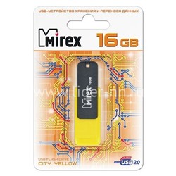 USB Flash 16GB Mirex CITY YELLOW