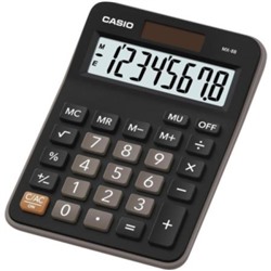 Калькулятор  8 разрядов  MX-8B бухгалтерский черный 147х107х29 мм CASIO