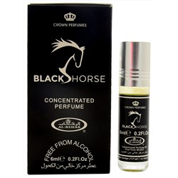 Al-Rehab Concentrated Perfume BLACK HORSE (Масляные арабские духи ЧЕРНАЯ ЛОШАДЬ (унисекс), Аль-Рехаб), 6 мл.