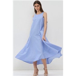 Летнее платье голубого цвета 5241-3799-БХ24