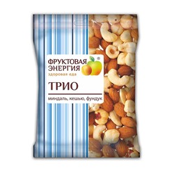 Белое дерево. Смесь ореховая "ТРИО" фундук, миндаль, кешью, 35г