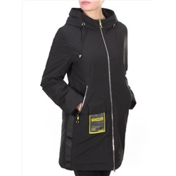 0830 BLACK Куртка демисезонная женская RIKA (100 гр. синтепон) размер 42 - российский