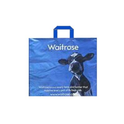 Пакет с петлевой ручкой 44*43+16 (60мкм) Waifrose Cow (250/50)