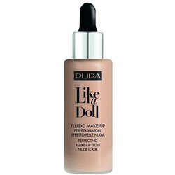 PUPA 050036020 Тональный крем LIKE A DOLL-MAKE-UP FLUID NUDE LOOK 20 Светло бежевый NEW!!