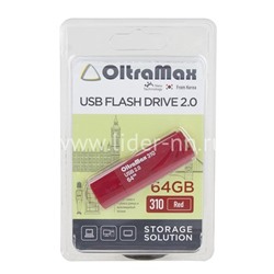 USB Flash  64GB Oltramax (310) красный