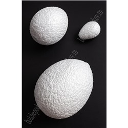 Пенопластовое яйцо шероховатое 7*5,5 см