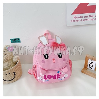 Рюкзак детский дошкольный ЗАЙКА GD001, GD001-Pink