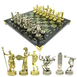Шахматы с металлическими фигурами "Олимпийские игры", 300*300мм
