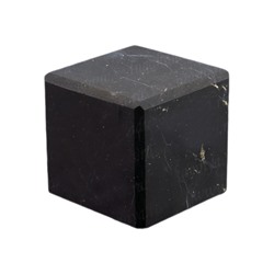 Куб из шунгита неполированный, сторона 80-85мм