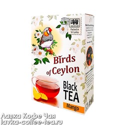 чай Птицы Цейлона Манго чёрный, картон 75 г.