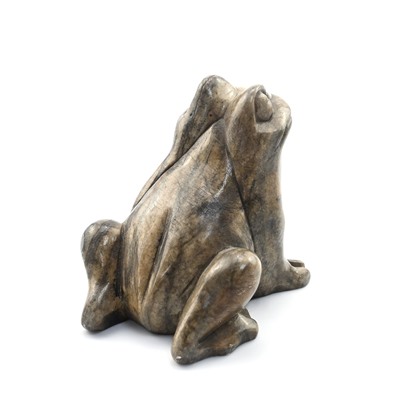 Скульптура из кальцита "Лягушка древесная" 75*60*65мм