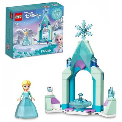 LEGO. Конструктор 43199 "Disney Princess Elsa's Castle Courtyard" (Двор замка Эльзы)