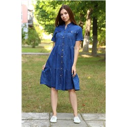 Платье 38015 (Синий)