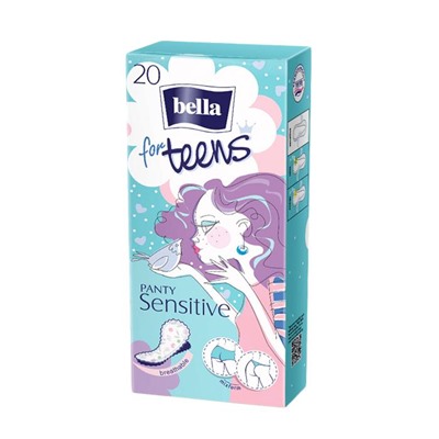 BELLA  Panty For teens Ultra Sensitive (4к.) 30шт (голубые)