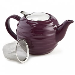 Чайник заварочный 800 мл с металлическим фильтром Ф19-036R фиолетовый