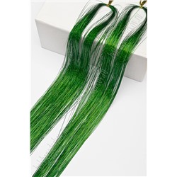 Прядь волос из люрекса (SF-3047) зеленый